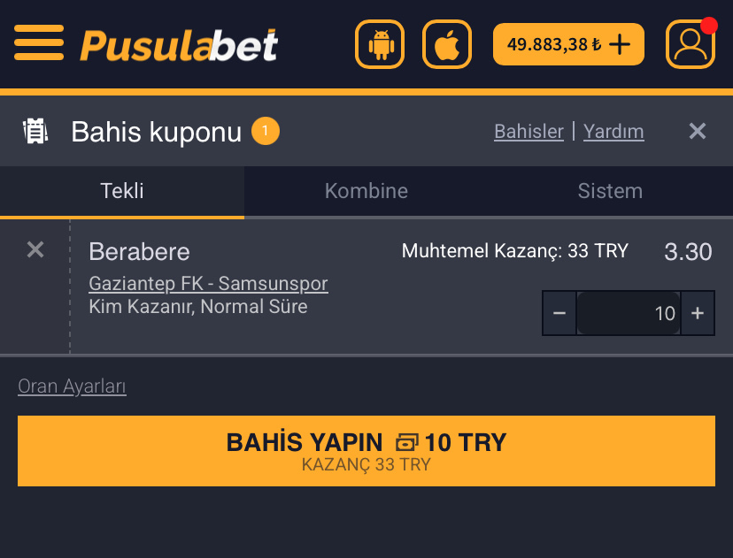 Gaziantep FK – Samsunspor