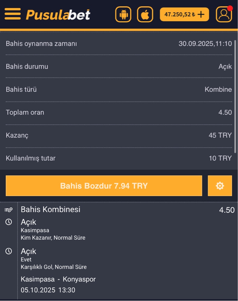 Kasımpaşa - Konyaspor Maç Tahmini ve Analizi: Goller ve Galibiyet Beklentisi - Bahis Detayları