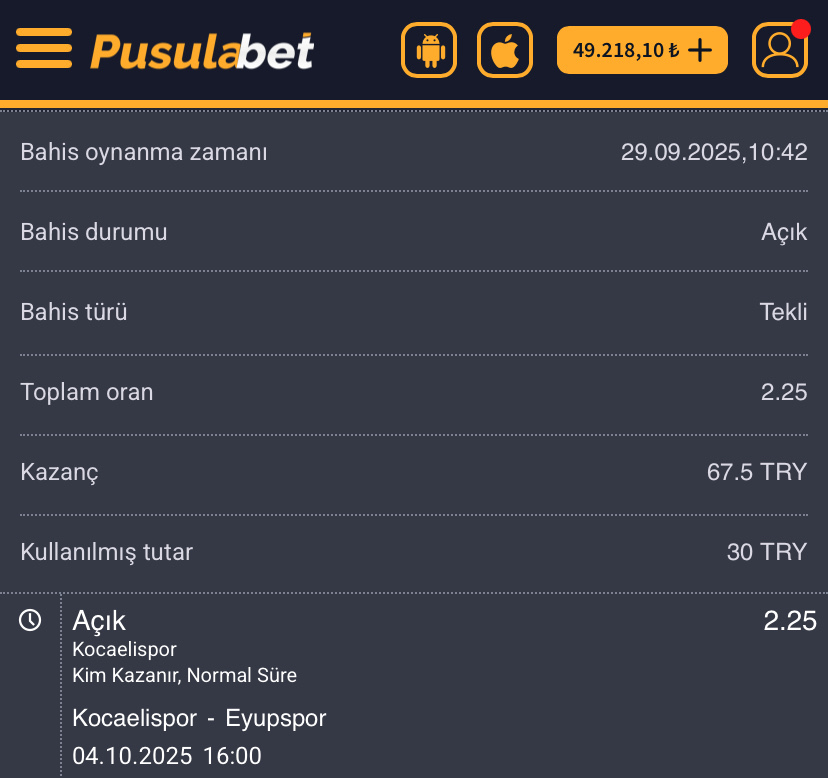 Kocaelispor - Eyüpspor