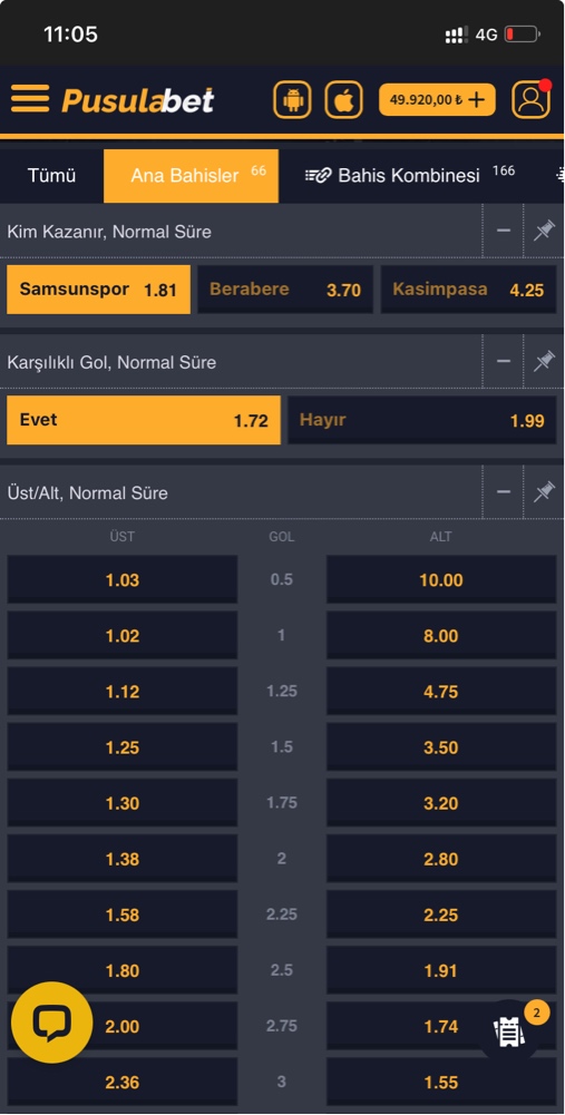 Samsunspor - Kasımpaşa