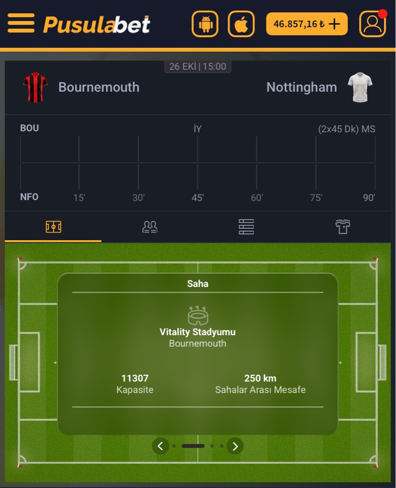 Bournemouth – Nottingham Forest1