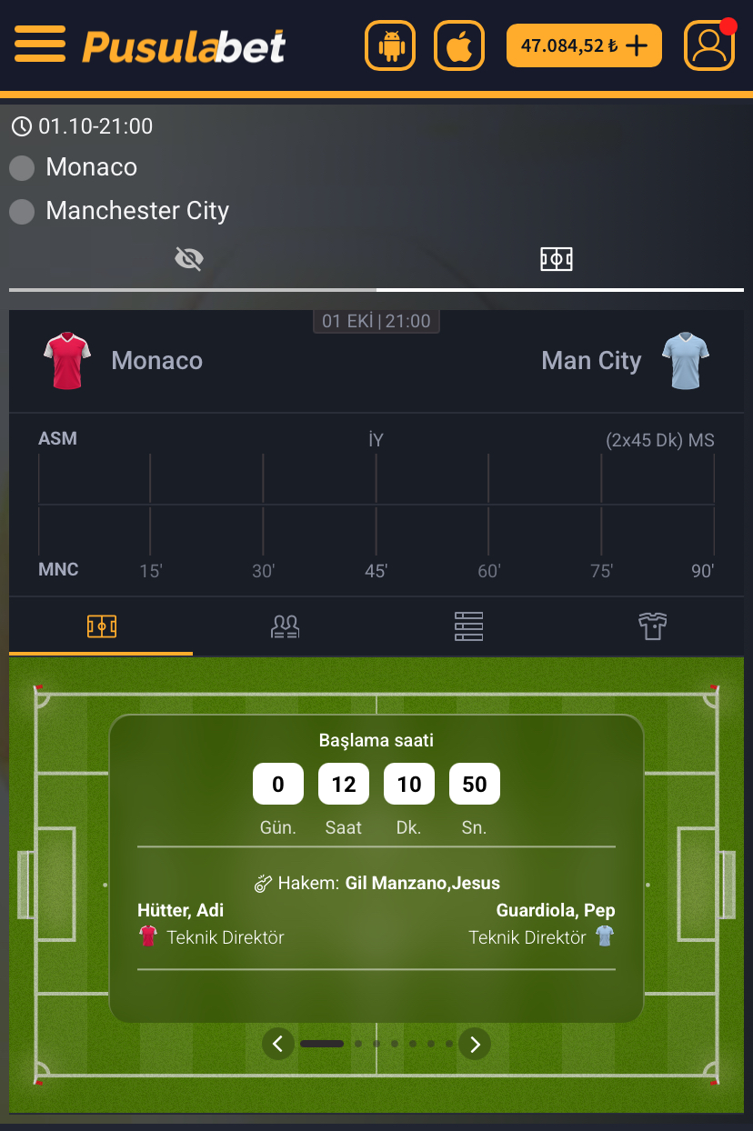 Monaco - Manchester City Maç Tahmini ve Detaylı Analiz - Bahis Detayları