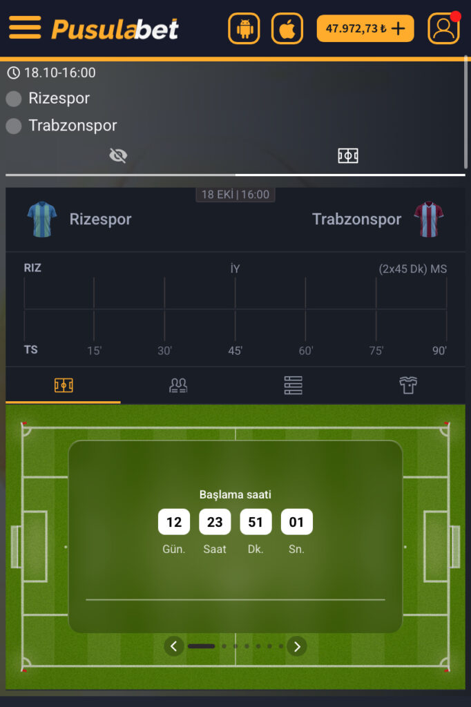 Karadeniz Derbisi: Rizespor - Trabzonspor Maç Analizi ve Bahis Tahmini - Bahis Detayları