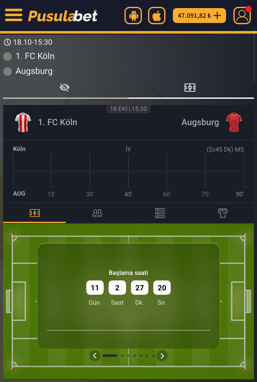 Bundesliga'da Kritik Randevu: 1. FC Köln - Augsburg Maç Tahmini ve Analizi - Bahis Detayları