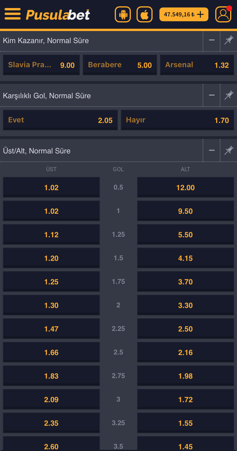 Avrupa Ligi: Slavia Prag - Arsenal Maç Tahmini ve Analizi - Ekran Görüntüsü 2