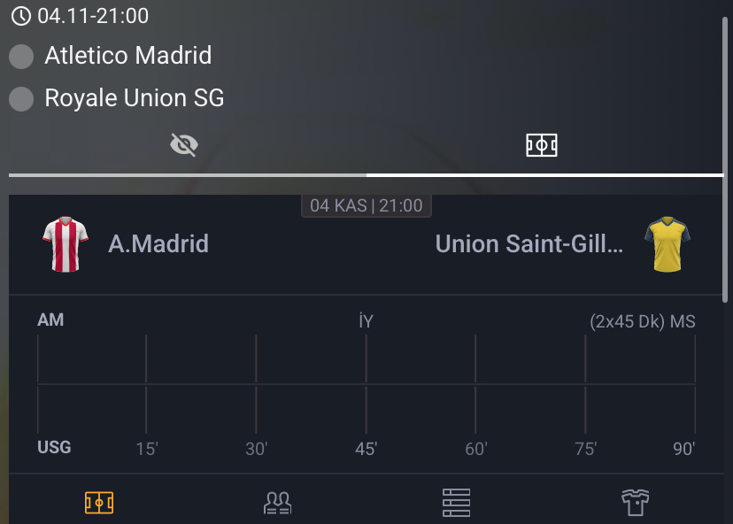 Atletico Madrid - Royale Union SG Maç Tahmini ve Pusulabet Analizi - Bahis Detayları
