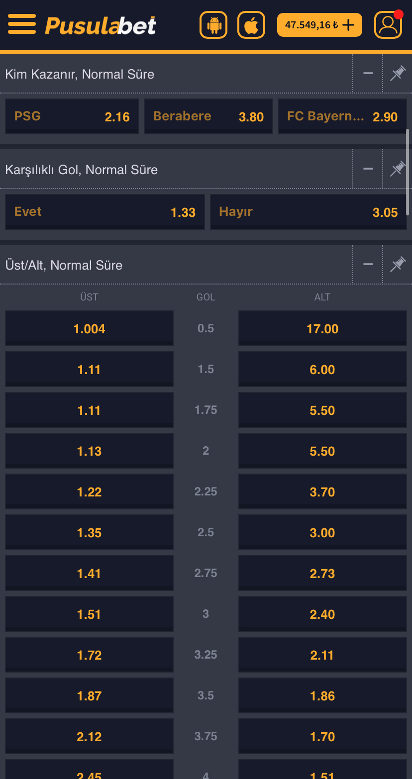PSG - Bayern Münih Maç Tahmini ve Detaylı Analiz - Ekran Görüntüsü 2