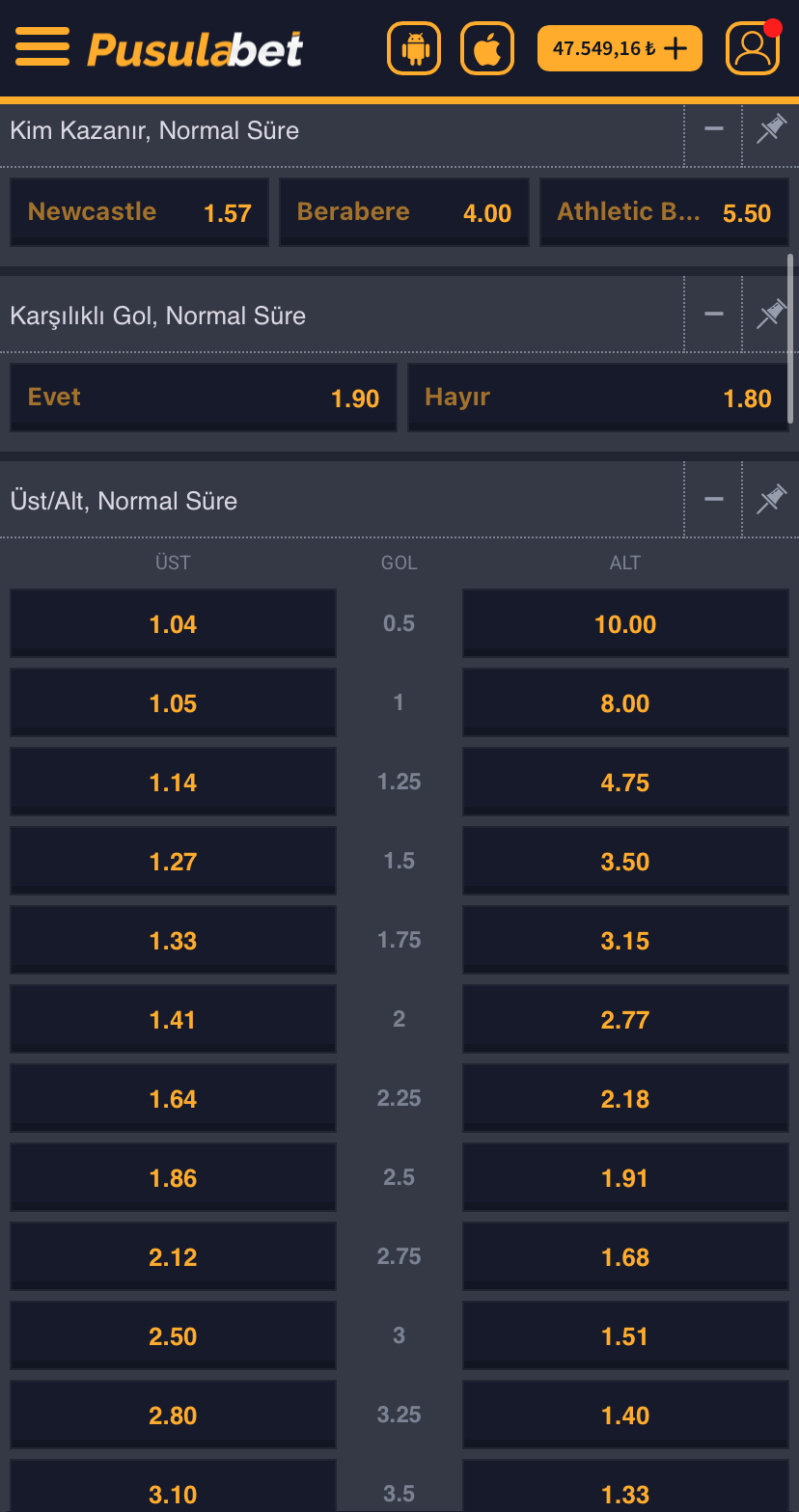 Newcastle - Athletic Bilbao Maç Tahmini ve Analizi - Ekran Görüntüsü 2