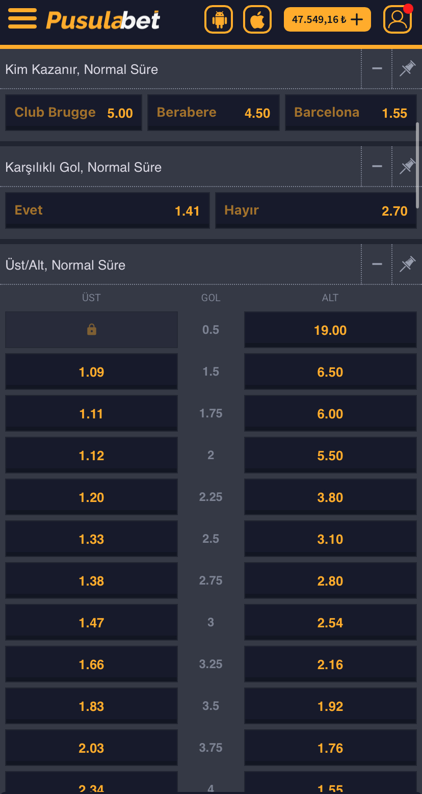 Club Brugge – Barcelona Maç Tahmini ve Analizi: Goller Konuşur! - Ekran Görüntüsü 2