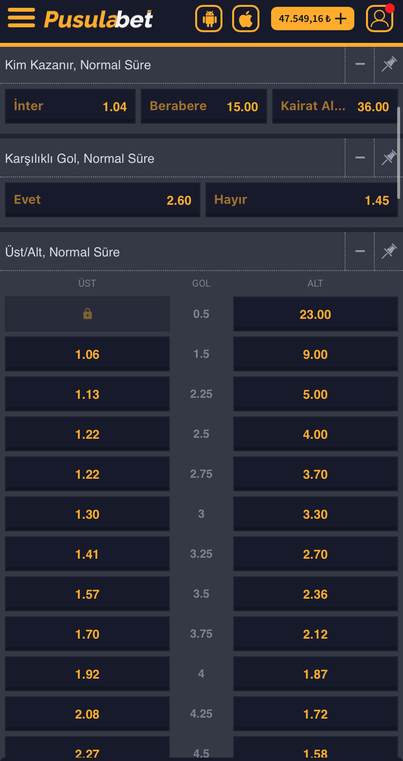 Inter - FC Kairat Almaty Maç Tahmini ve Pusulabet Analizi - Ekran Görüntüsü 2