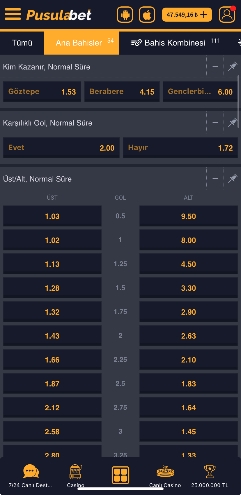 Göztepe - Gençlerbirliği SK Maç Tahmini ve Analizi - Ekran Görüntüsü 2