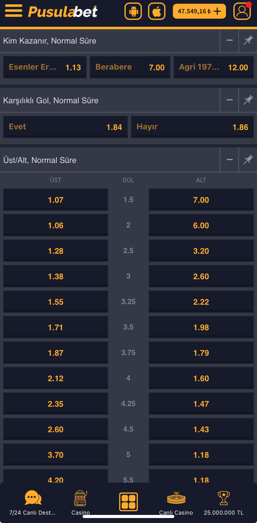 Esenler Erokspor - Ağrı 1970 Spor Maç Tahmini ve Analizi: Gol Beklentisi Yüksek Karşılaşma - Ekran Görüntüsü 2