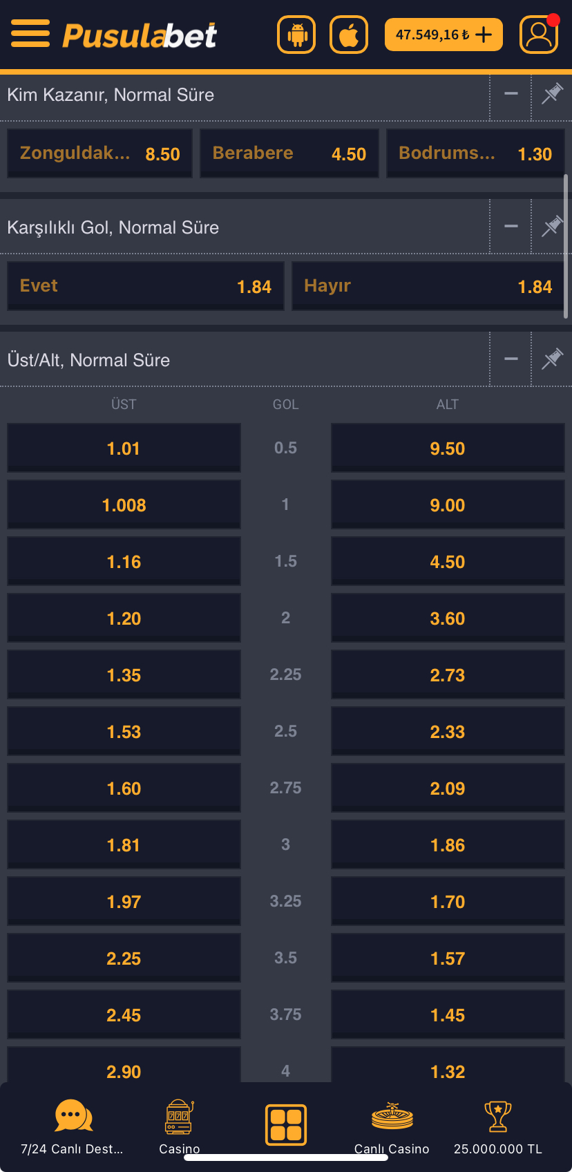 TFF 2. Lig: Zonguldak Kömürspor - Bodrumspor Maç Tahmini ve Analizi - Ekran Görüntüsü 2