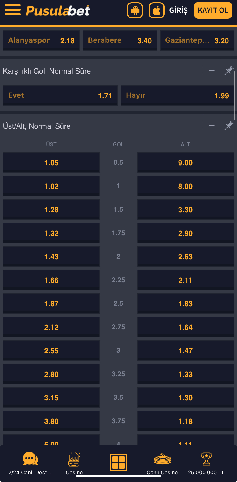 Alanyaspor - Gaziantep FK Maç Tahmini ve Analizi - Ekran Görüntüsü 2