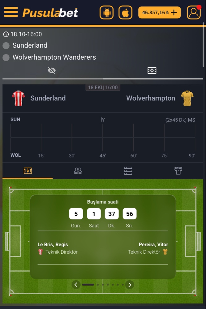 Sunderland Wolverhampton