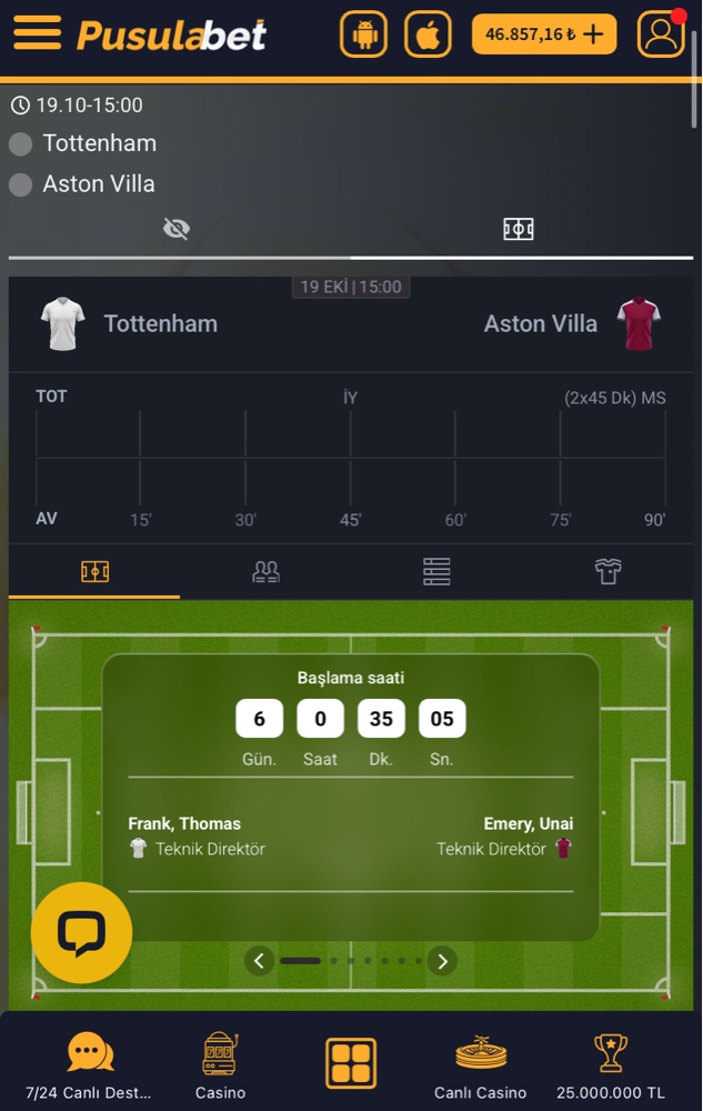 Tottenham – Aston Villa
