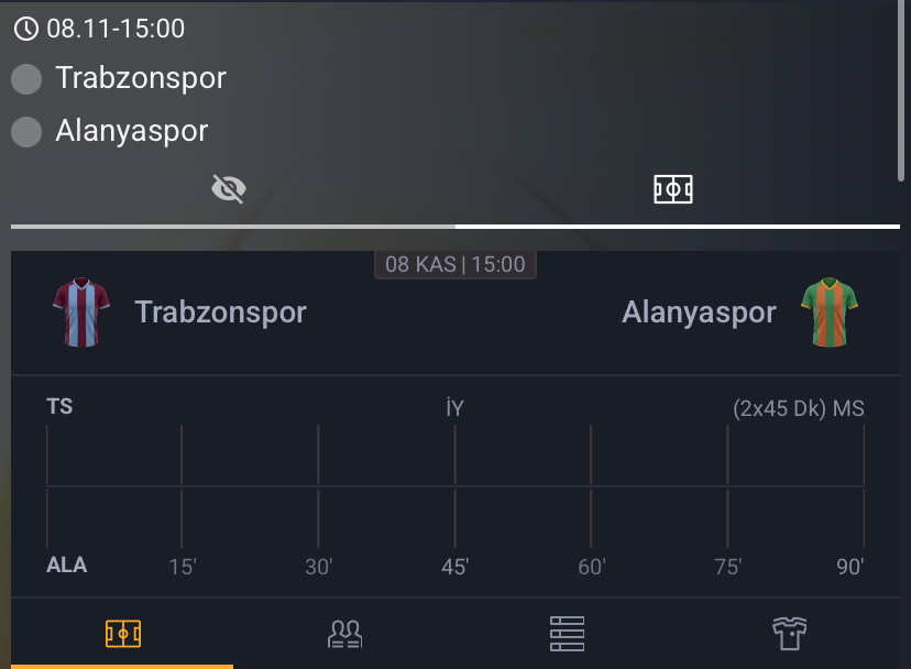 Trabzonspor - Alanyaspor Maç Tahmini ve Analizi - Bahis Detayları