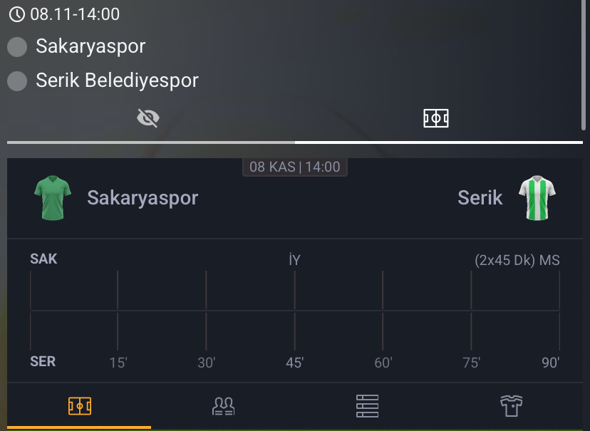 Sakaryaspor - Serik Belediyespor Maç Tahmini ve Analizi - Bahis Detayları