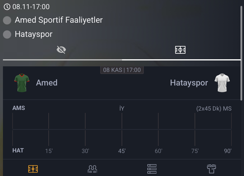 Amedspor - Hatayspor Maç Tahmini ve Analizi - Bahis Detayları