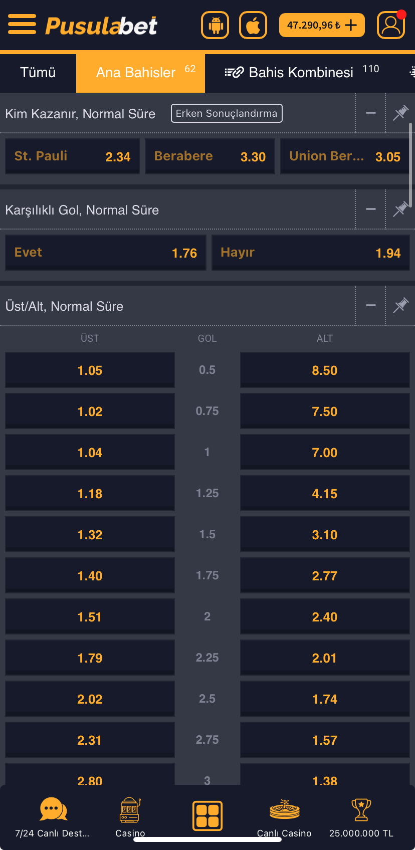 Bundesliga'da Kritik Randevu: St. Pauli - Union Berlin Maç Tahmini ve Analizi - Ekran Görüntüsü 2