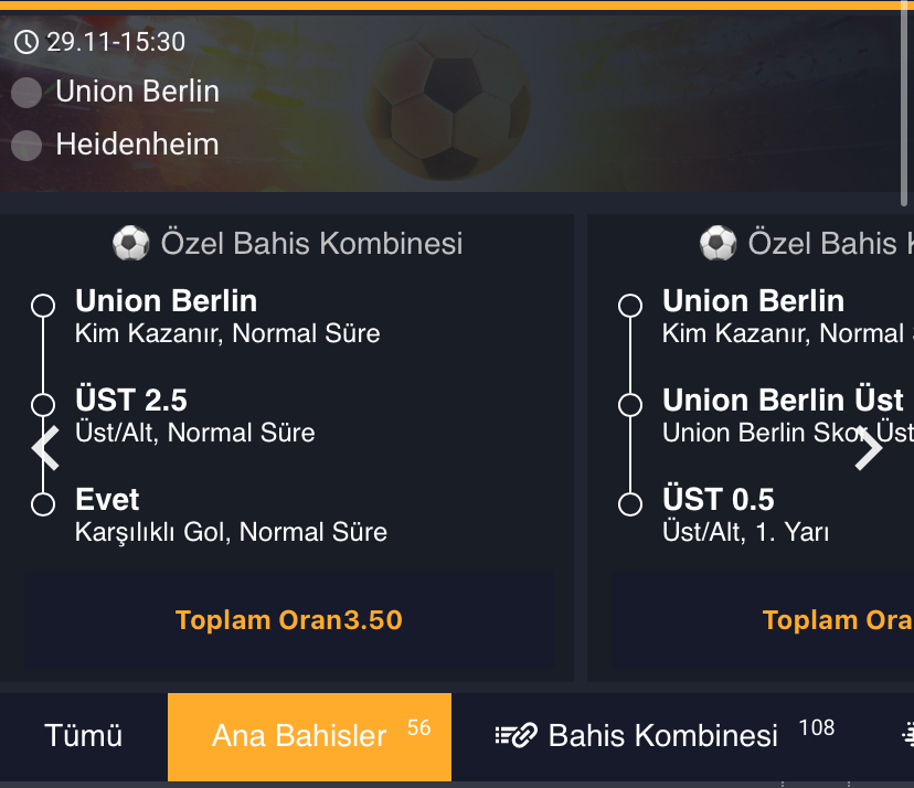 Union Berlin - Heidenheim Maç Tahmini ve Analizi - Bahis Detayları