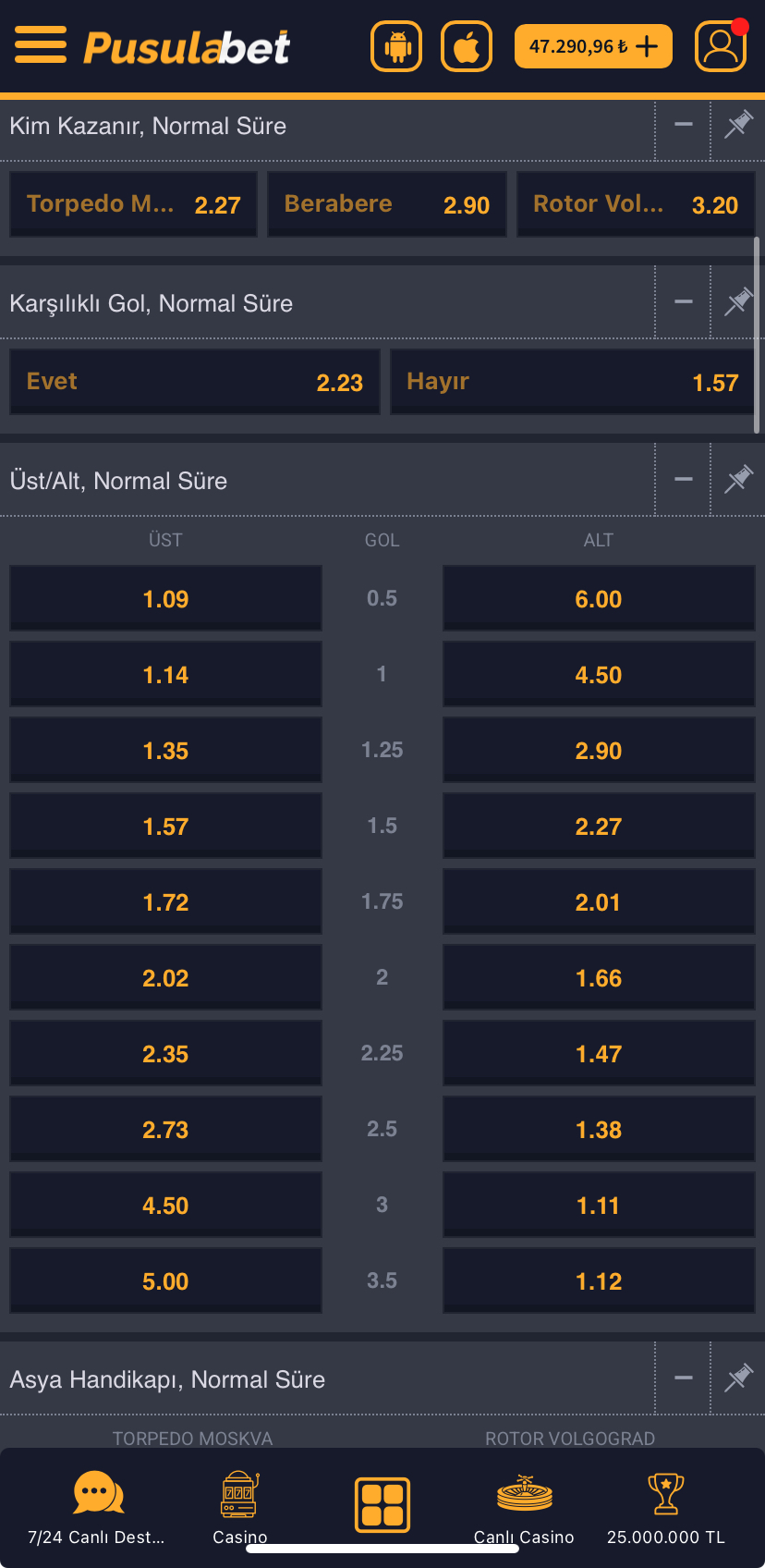 Torpedo Moskva - Rotor Volgograd Maç Tahmini ve Analizi - Ekran Görüntüsü 2