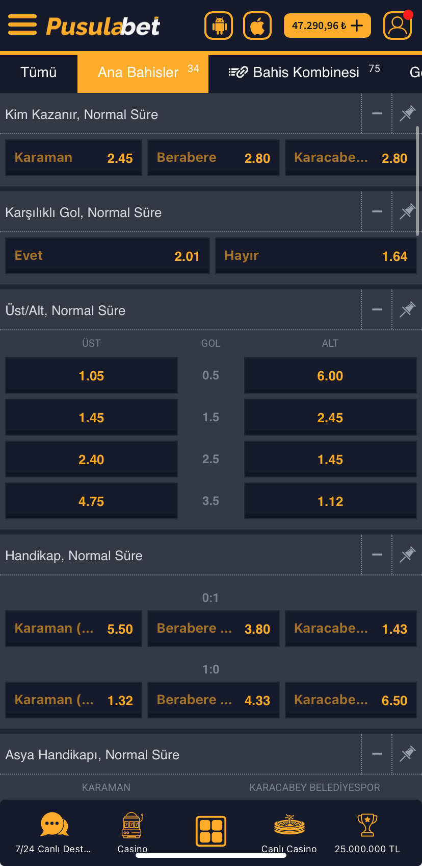 Karaman - Karacabey Belediyespor Maç Tahmini ve Analizi - Ekran Görüntüsü 2