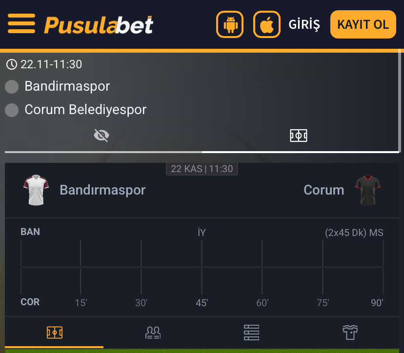 Bandırmaspor - Çorum FK Maç Tahmini ve Detaylı Analiz - Bahis Detayları