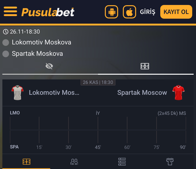 Lokomotiv Moskova - Spartak Moskova Maç Tahmini ve Analizi - Bahis Detayları