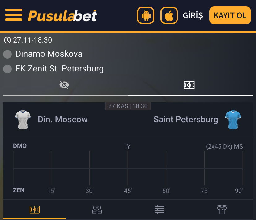 Dinamo Moskova - Zenit St. Petersburg Maç Tahmini ve Analizi - Bahis Detayları