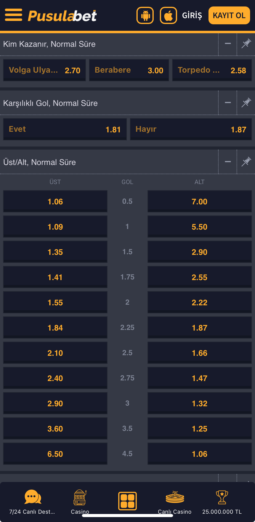FK Volga Ulyanovsk - Torpedo Moskova Maç Tahmini ve Analizi - Ekran Görüntüsü 3