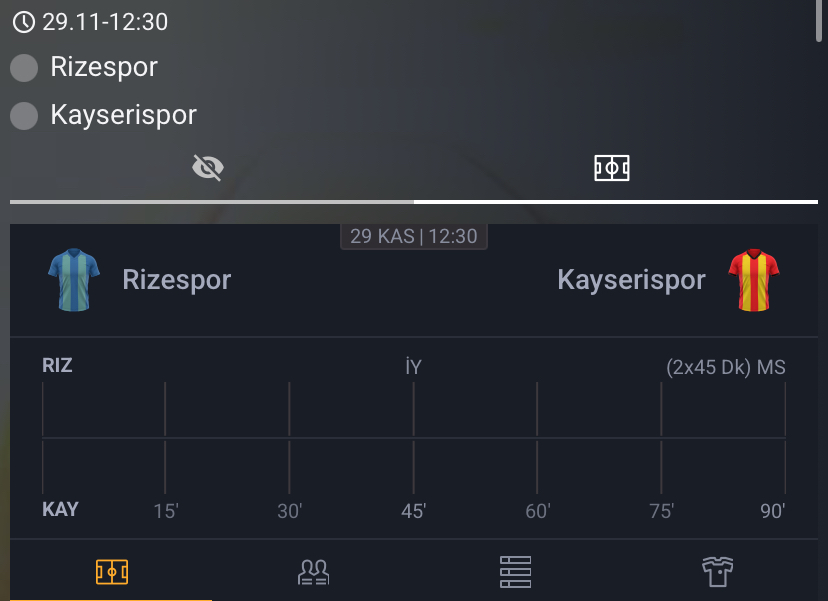 Rizespor - Kayserispor Maç Tahmini ve Analizi - Bahis Detayları