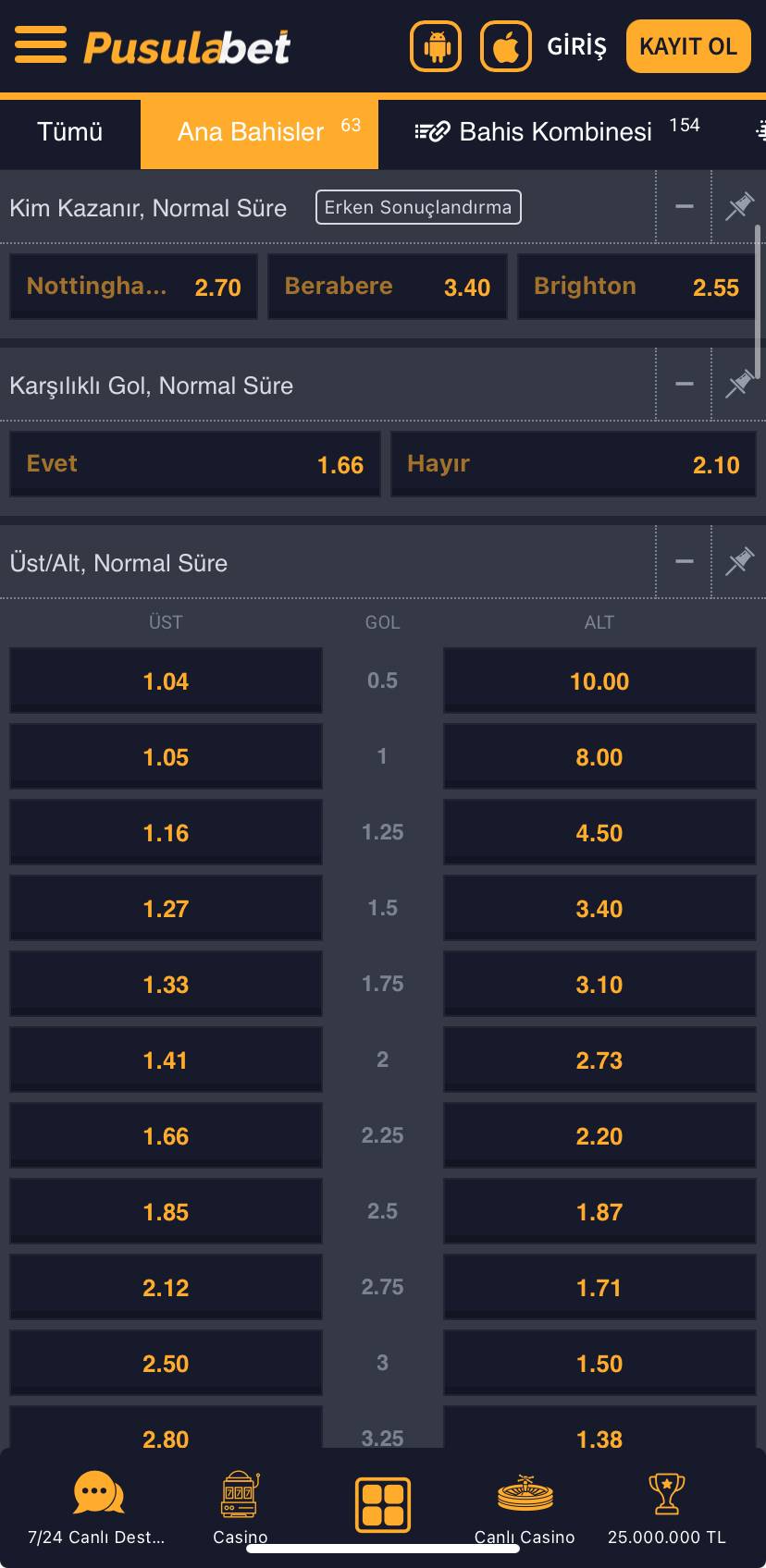 Nottingham Forest - Brighton Maç Tahmini ve Analizi: City Ground'da Gol Beklentisi - Ekran Görüntüsü 2