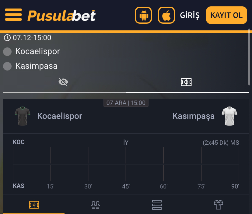 Kocaelispor - Kasımpaşa Maç Tahmini ve Analizi - Bahis Detayları