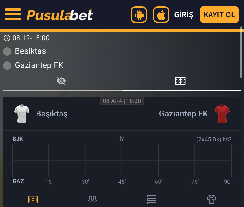 Beşiktaş - Gaziantep FK Maç Tahmini ve Analizi - Bahis Detayları