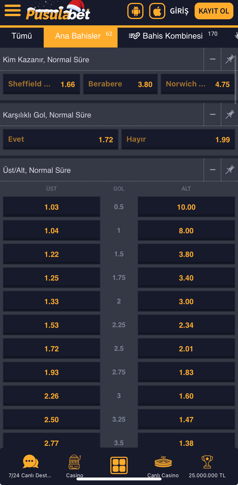 Pusulabet Uzman Analizi: Sheffield United - Norwich City Maç Tahmini ve İddaa Oranları - Ekran Görüntüsü 2