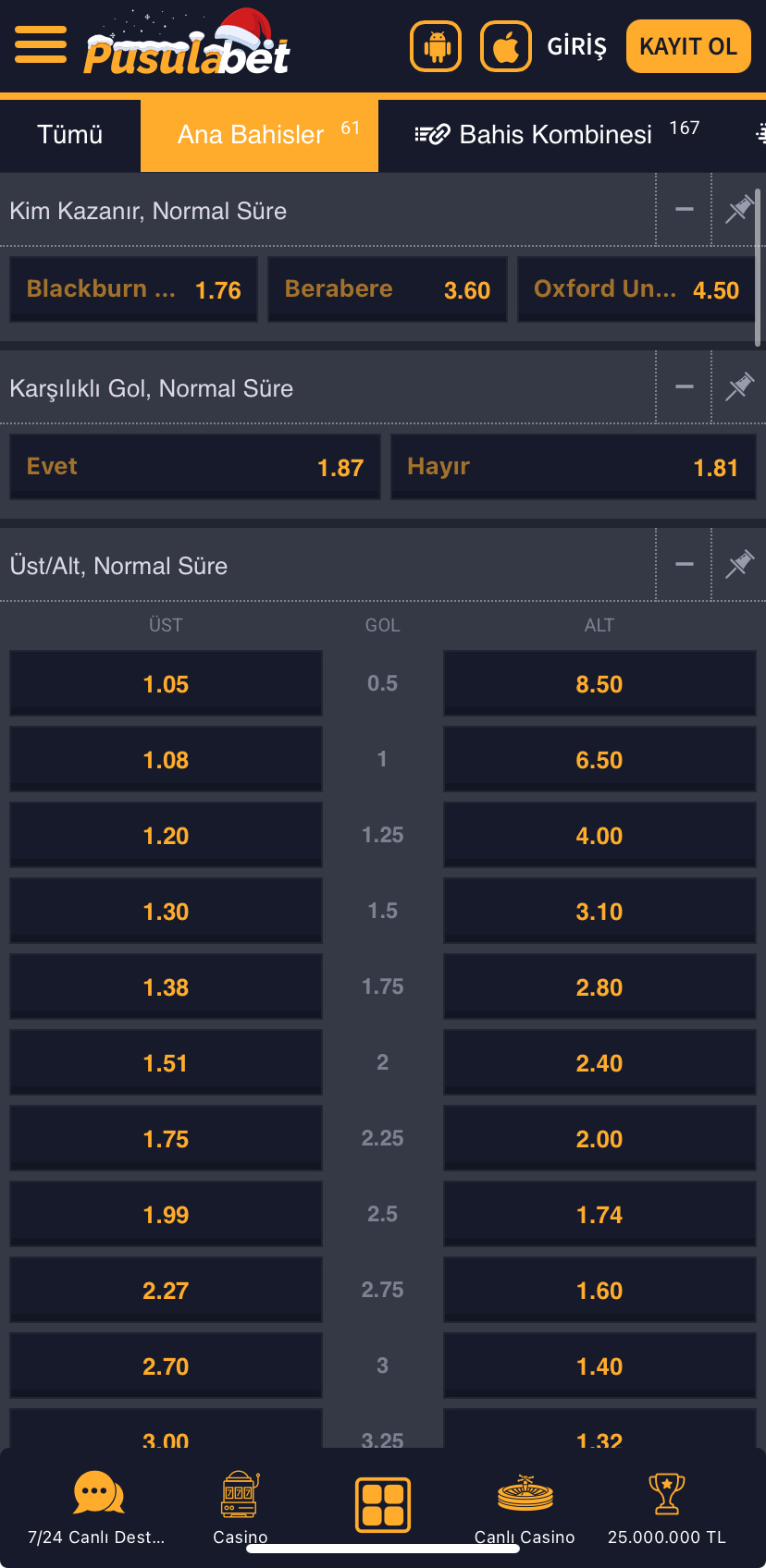 Blackburn Rovers - Oxford United Maç Tahmini ve Analizi - Ekran Görüntüsü 2