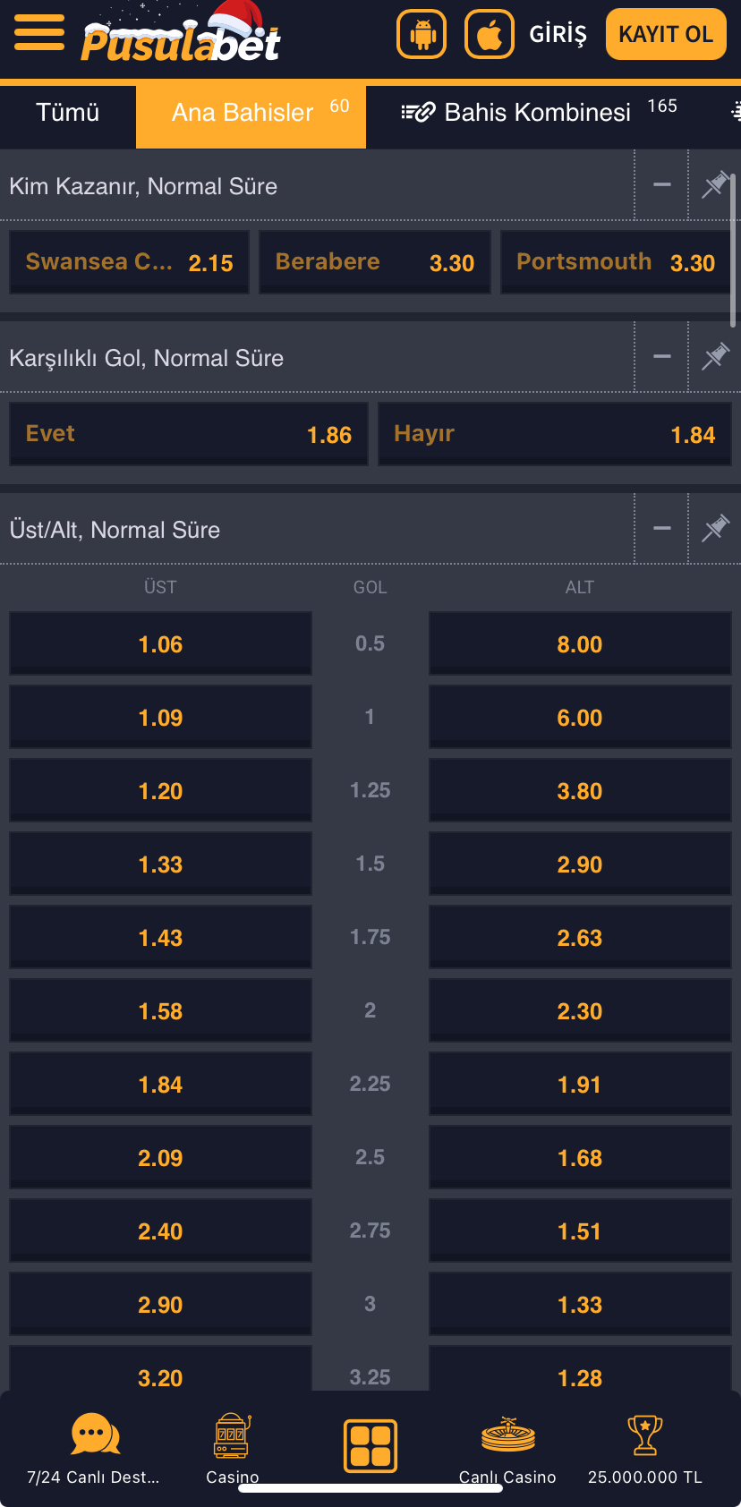 Swansea City - Portsmouth Maç Tahmini ve Analizi - Ekran Görüntüsü 2