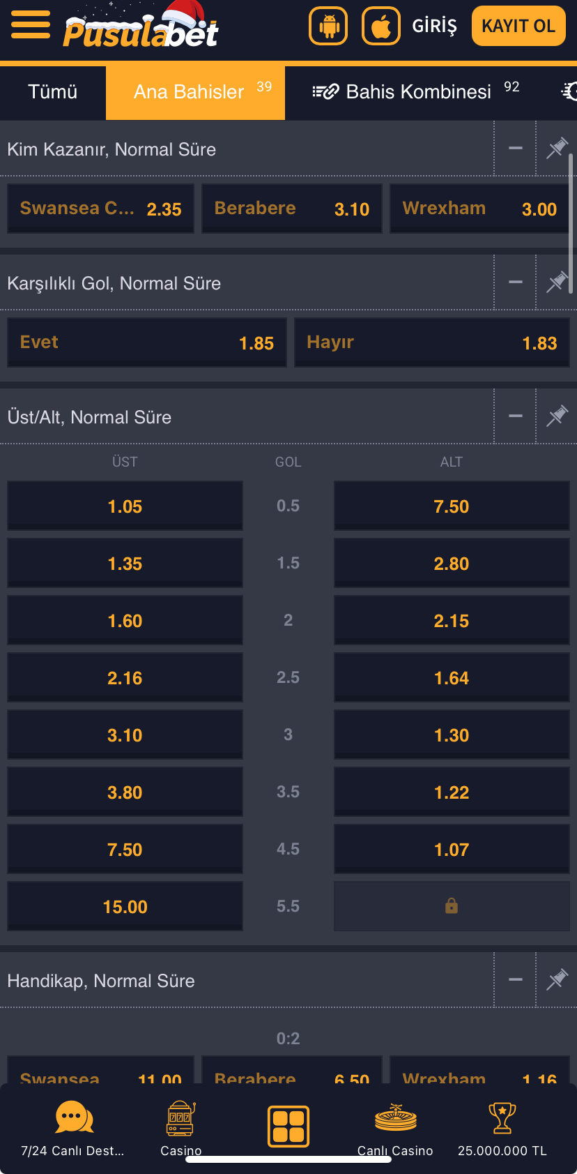 Swansea City - Wrexham Maç Tahmini ve Analizi: Galler Derbisinde Gol Beklentisi - Ekran Görüntüsü 2