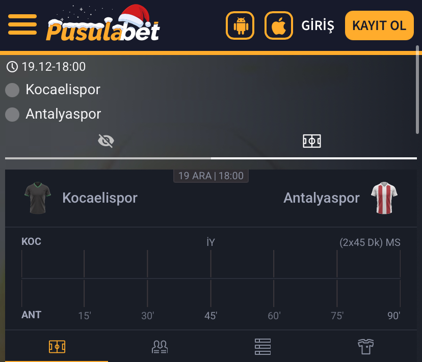 Kocaelispor - Antalyaspor Maç Tahmini ve Analizi - Bahis Detayları