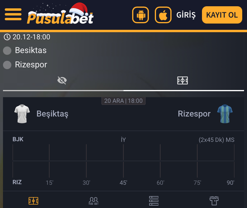Beşiktaş - Rizespor Maç Tahmini ve Pusulabet Analizi - Bahis Detayları