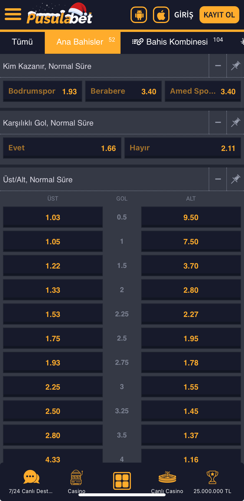 TFF 2. Lig Zirve Mücadelesi: Bodrumspor - Amedspor Maç Tahmini ve Analizi - Ekran Görüntüsü 2