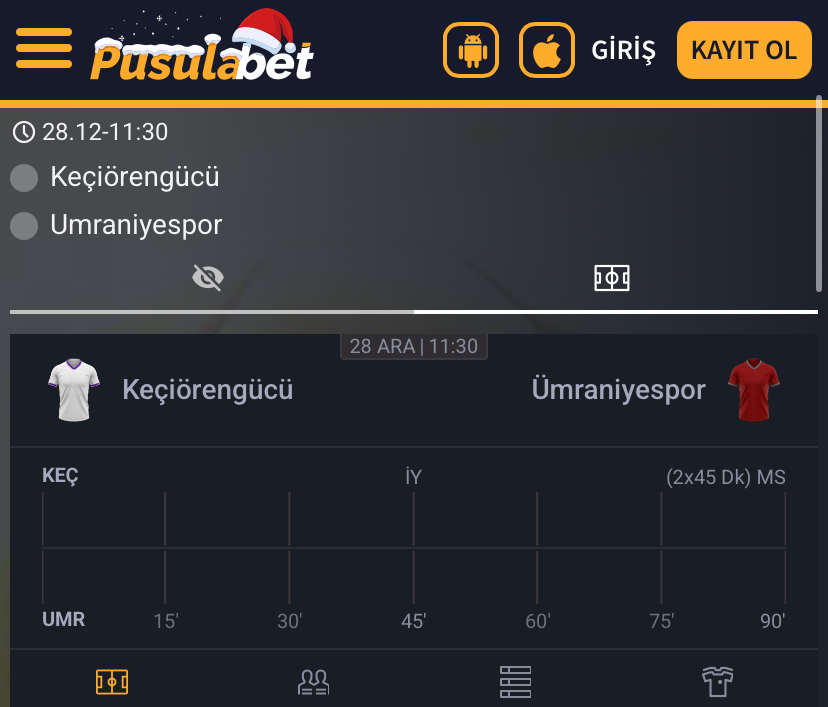 Keçiörengücü - Ümraniyespor Maç Tahmini ve Analizi - Bahis Detayları